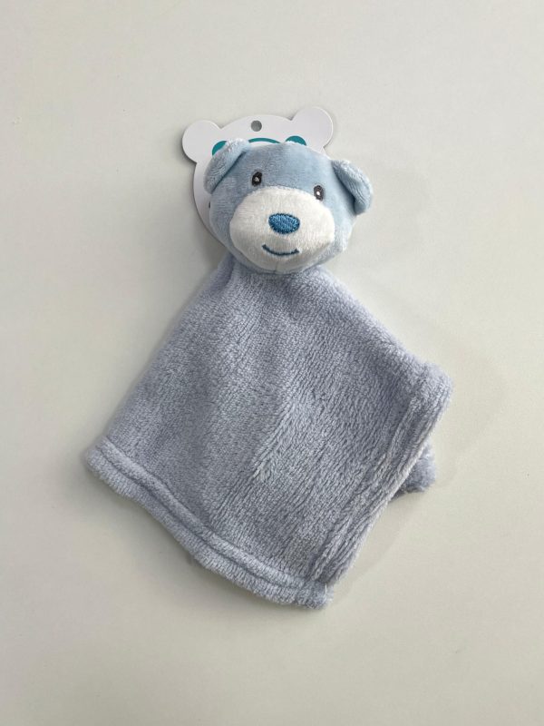 Naninha Microfibra Urso Azul