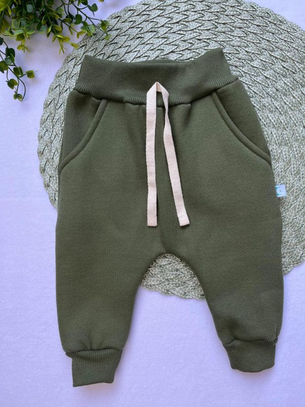 Calça de Moletom Avulso - Verde Militar