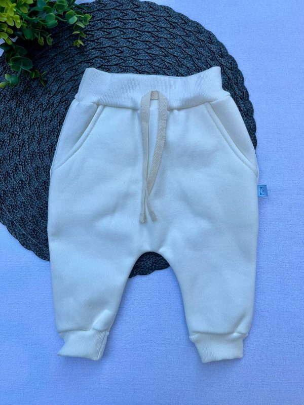 Calça de Moletom Avulso - Perola
