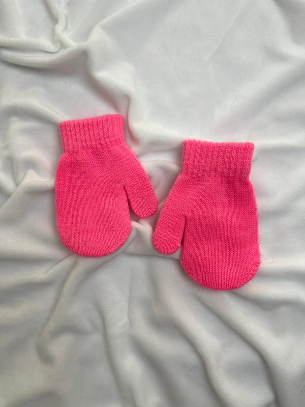 Par de Luva para Bebê - Rosa