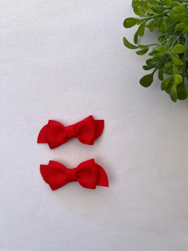 Laco de Cabelo Lulu com 2 Unidades - Vermelho