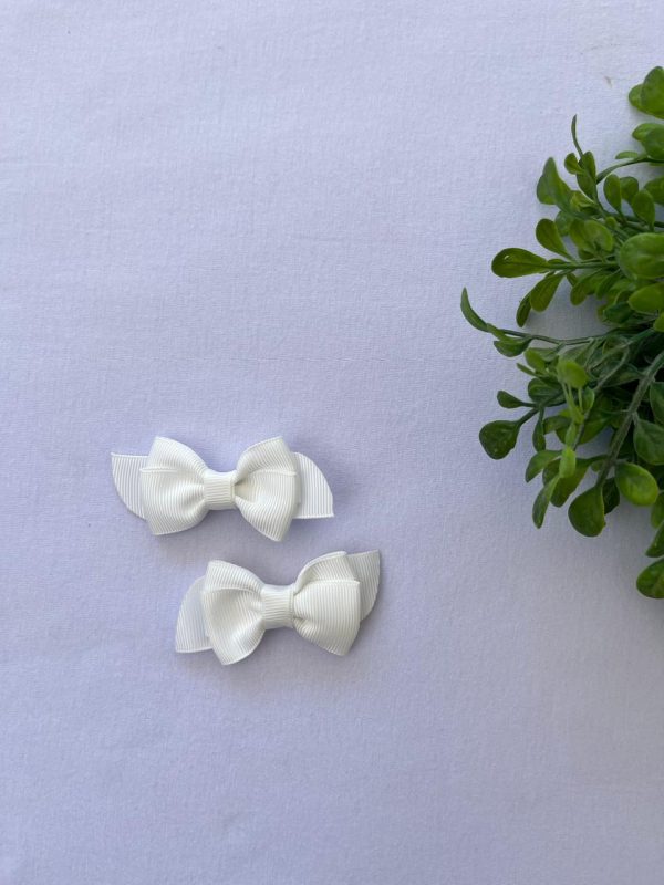 Laco de Cabelo Lulu com 2 Unidades - Branco