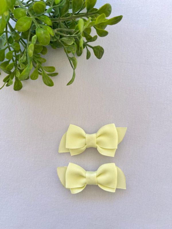 Laco de Cabelo Lulu com 2 Unidades - Amarelo