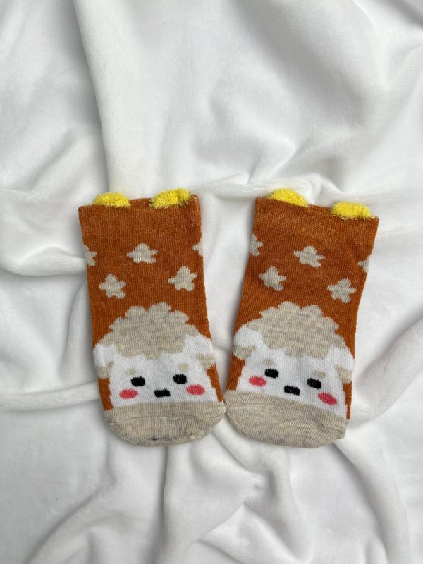 Meia para Bebê Terracota - Ovelha