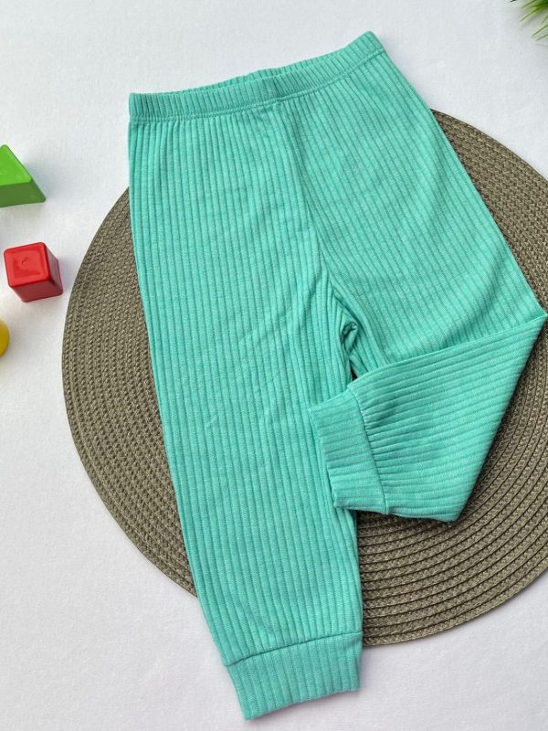 Calça Canelada Avulsa  - Verde