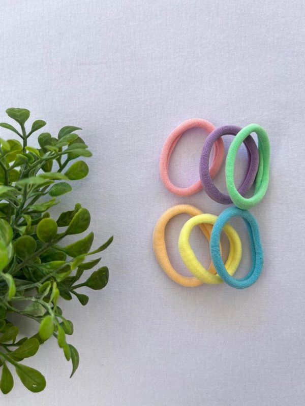 Kit de Amarrador Xuxinha de Cabelo 3cm com 6 Unidades - Candy Colors